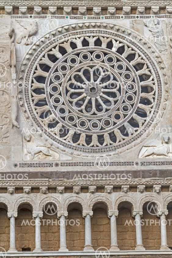 Cathedral detail in Tuscania