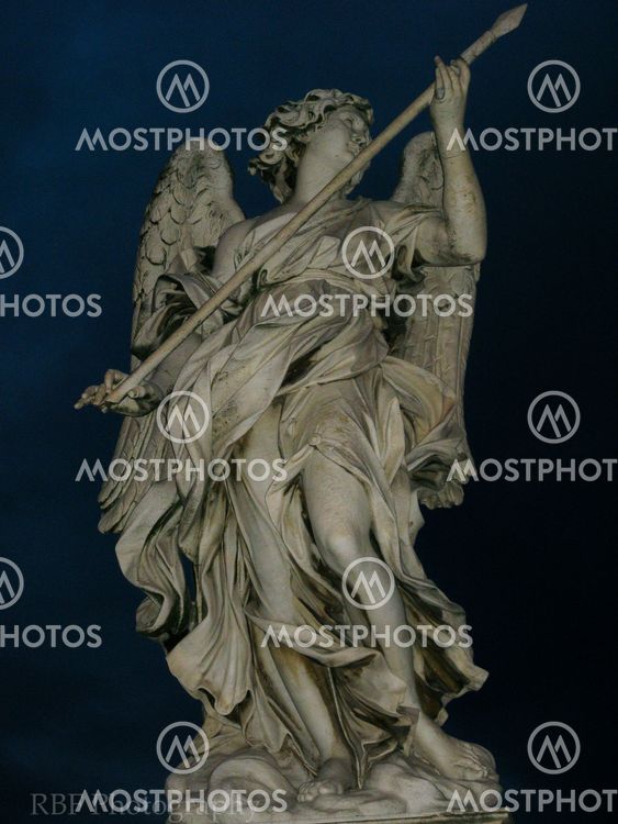 Angel with spear
