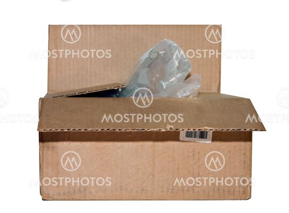 Cardboard Box with Packing Material