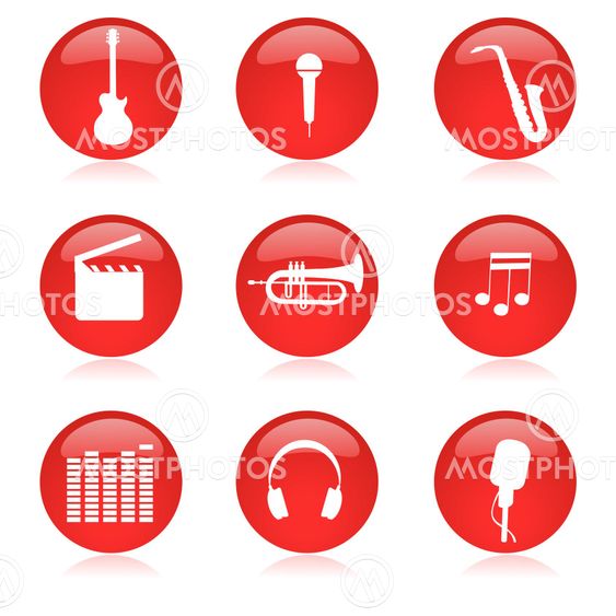 music icon set