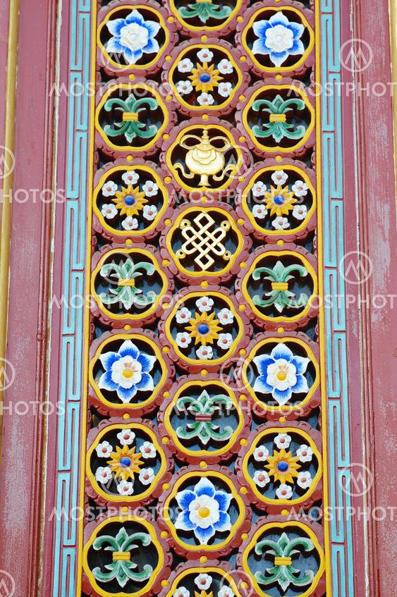 Chinese ancient door decorations