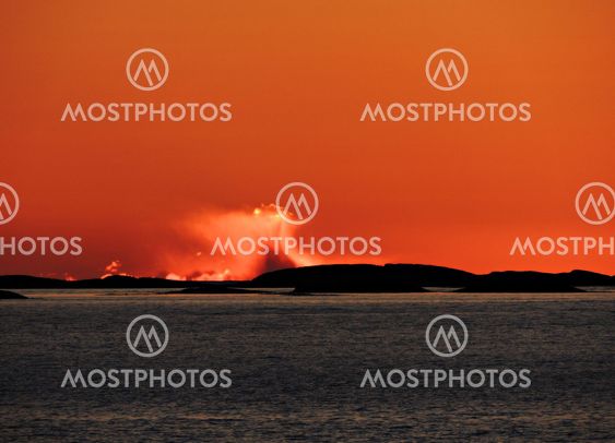 Sunset at Stavenes, Norway