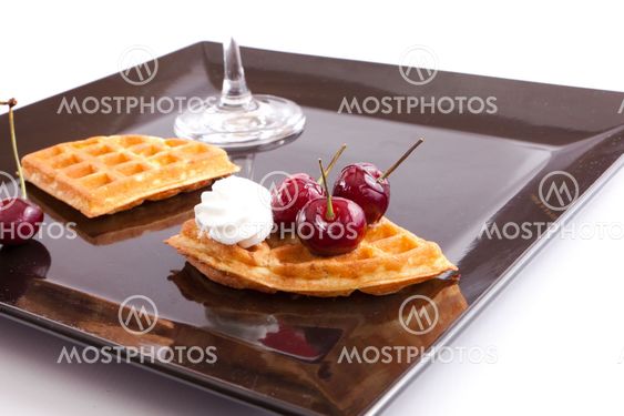 Cherries Tart Slices