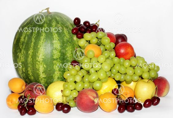 still life of fresh fruits