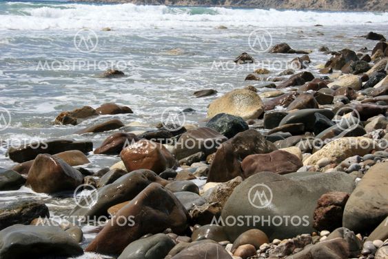 The rocks and the sea