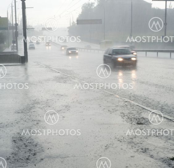 Driving in the rain