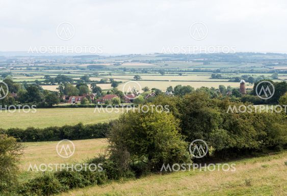 Quainton from Simber Hill English Summer