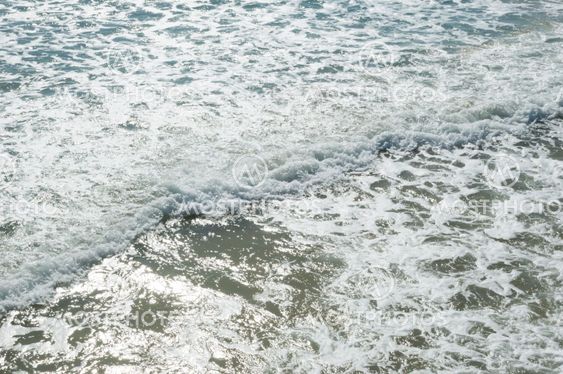 White wave at the beach