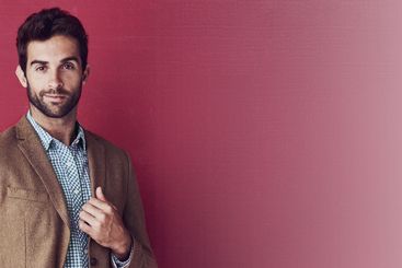 Professional, smile and portrait of business man in...