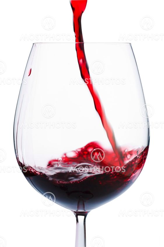 Badly poured wine