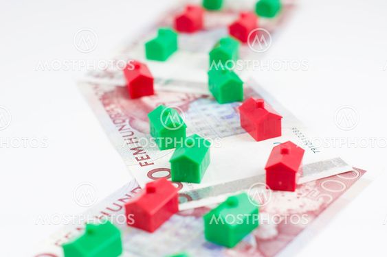 Road with houses on 500 SEK bill