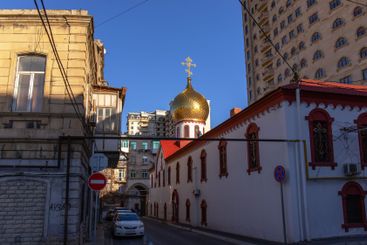 Baku. Azerbaijan. 01.24.2022. Large Christian church in...
