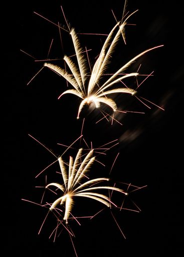 Abstract fireworks background