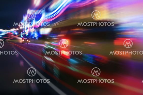 high-speed movement at night