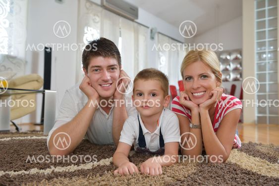 family at home