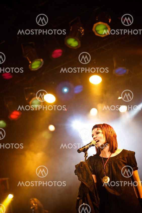 MOSCOW - MARCH 9: Razoom band performs at OTV2 live show on March 9, 2009 in Moscow, Russia