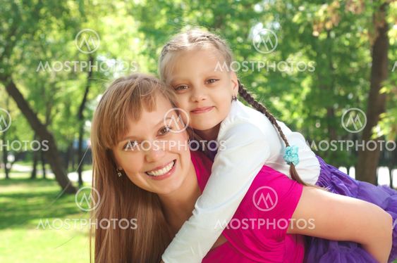 family in the park