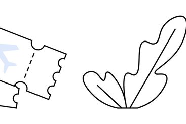 Cloud, Tickets, and Feather Illustration for Creative...