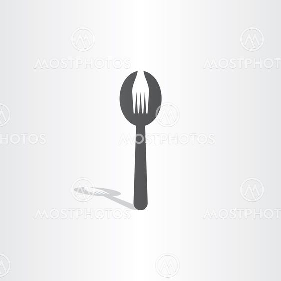 fork spoon icon vector design