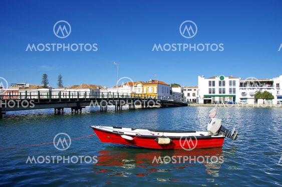 View of Tavira city, Portugal