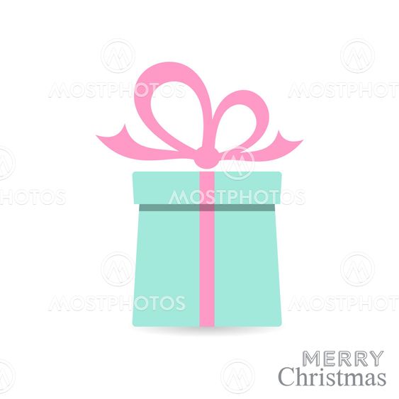 Christmas gift box card