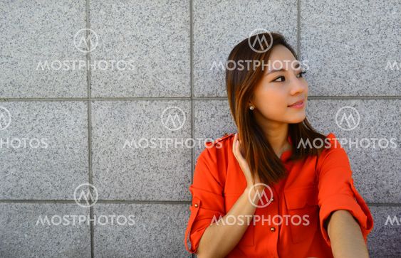 Asian Young Business Woman's Portrait