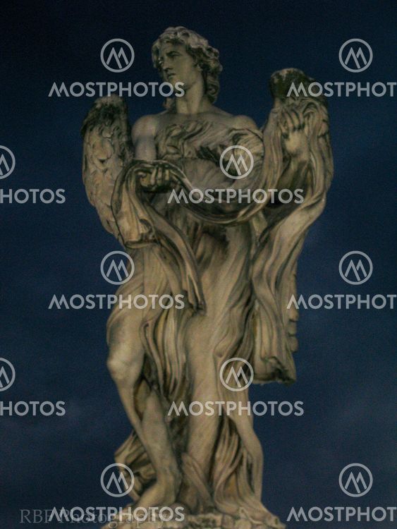Angel with cloth