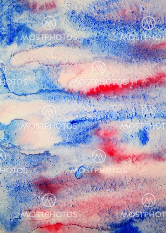 Abstract watercolor background on paper texture