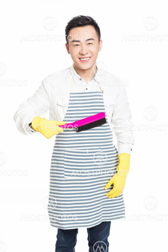 male cleaner