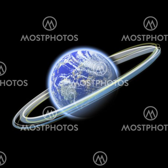 glowing earth