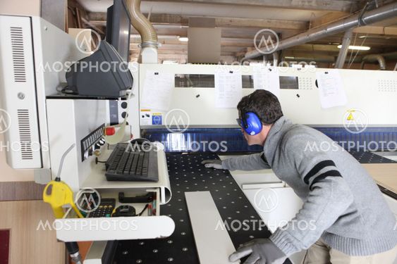 man working in a factory