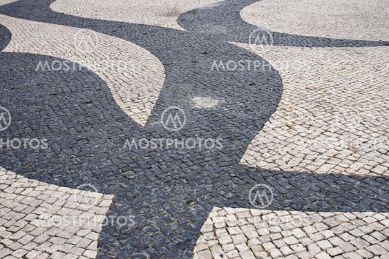 pattern on pavement