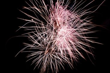 Abstract fireworks background