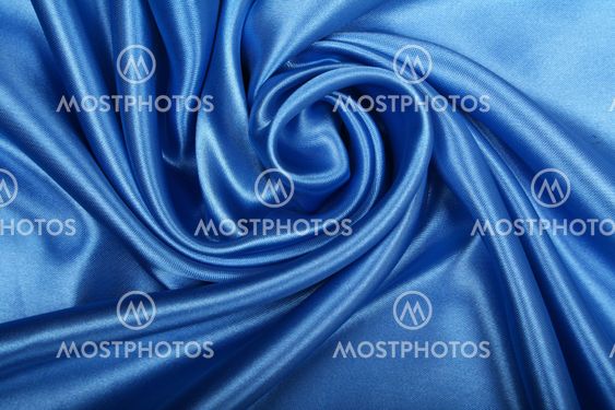 Smooth elegant blue silk can use as background