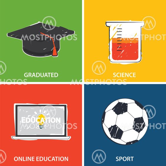 education banner and back to school background template