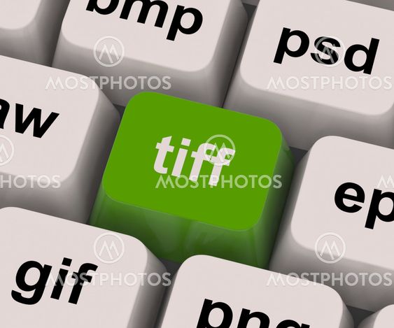 Tiff Key Shows Image Format For Tif Pictures
