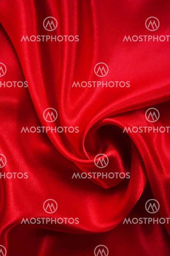 Smooth elegant red silk