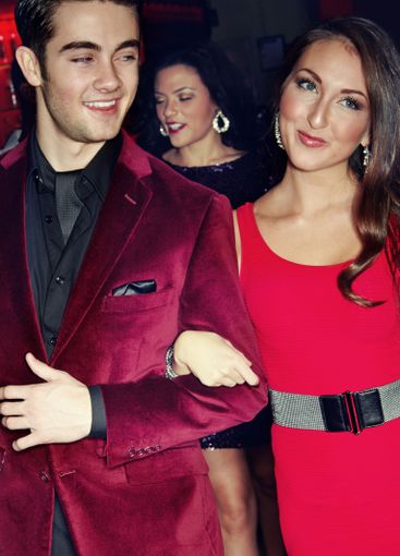 Date, night and party with couple at club for vip event,...