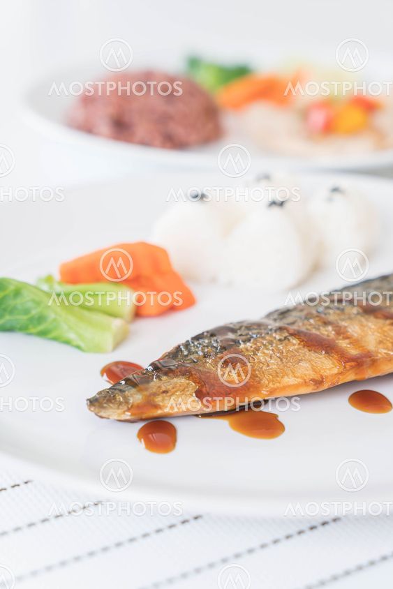 Grilled Saba fish sauce