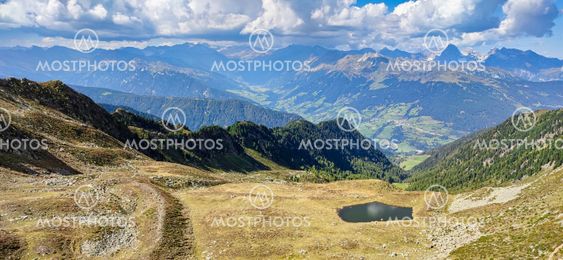South Tyrolean Alps in autumn