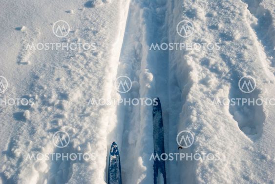 Cross country ski track