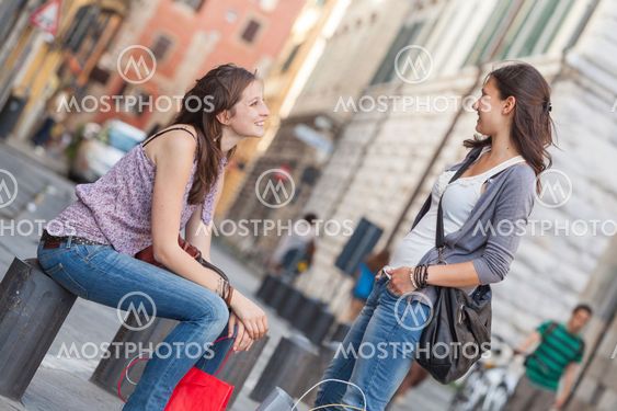 Couple of Women in the City