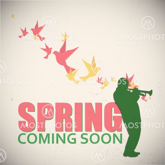 Abstract vector illustration of jazz maker and birds.
