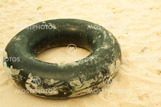 Old inner tube.