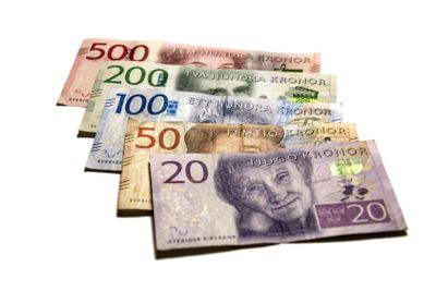 Svenska pengar, kontanter