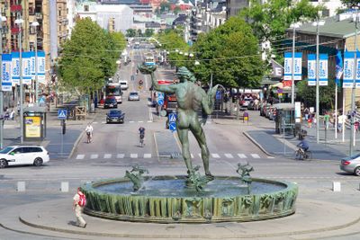 Fontän Poseidon i Göteborg 2