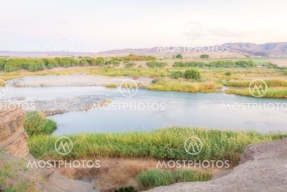 Orange River Namibia and South Africa border