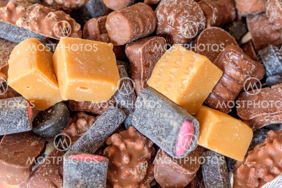 A variety of sweets