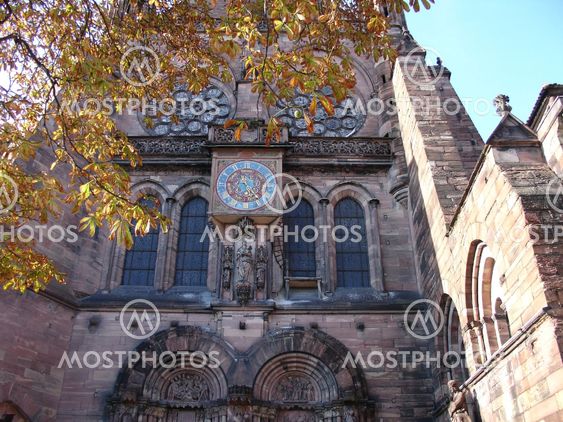 Clock on the castle