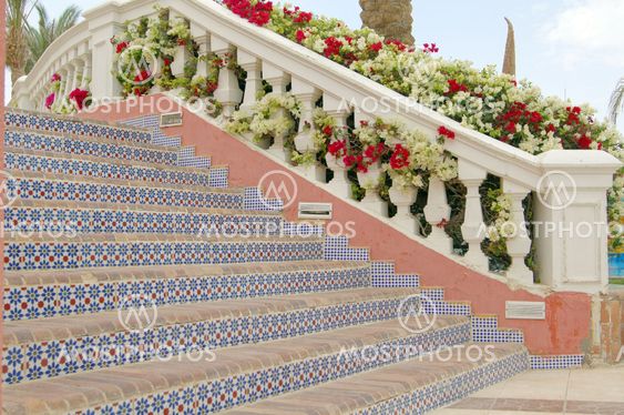 CCourtyard of mediterranean villa